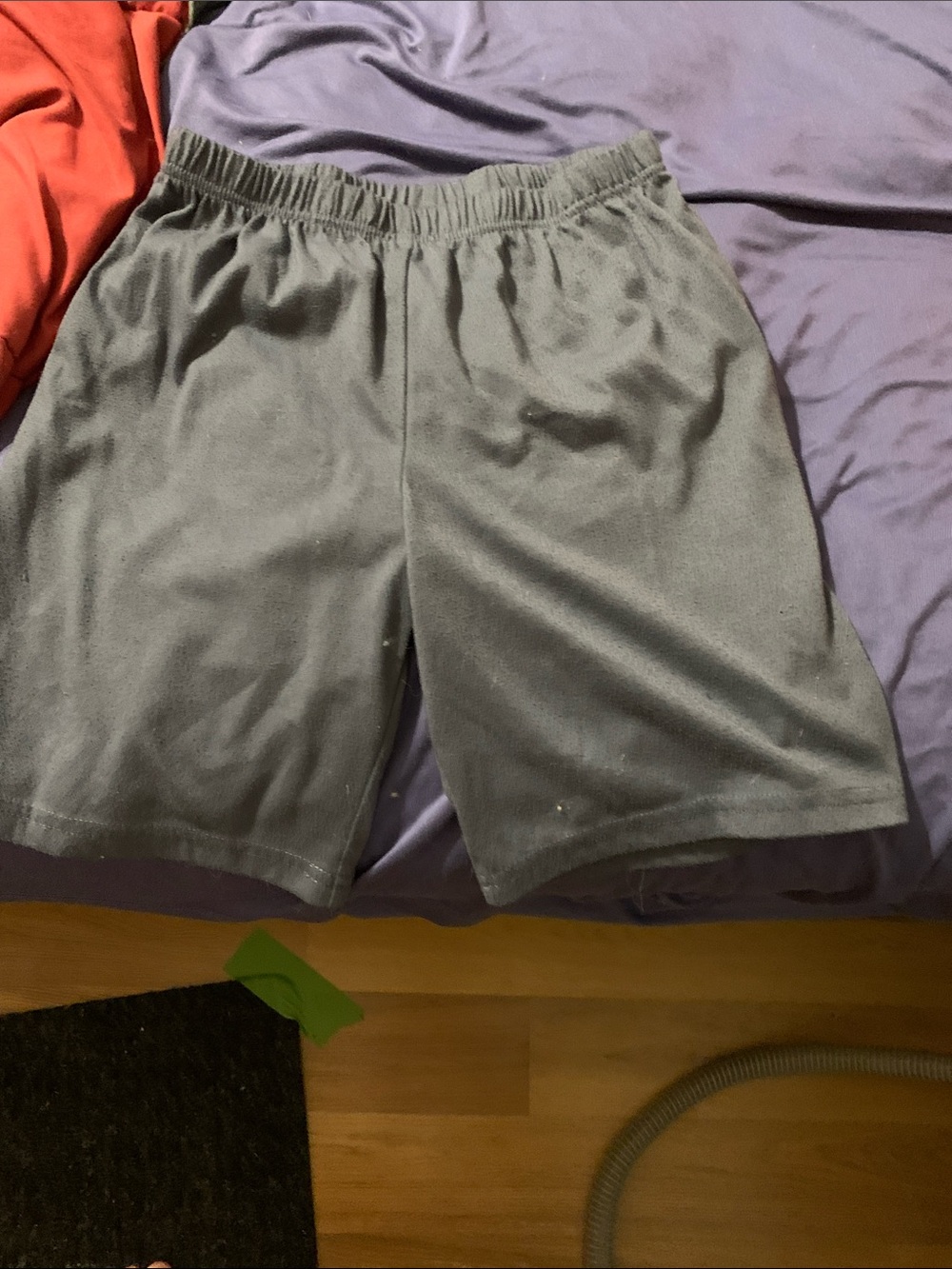 Carter's Boys Athletic Elastic-Waist Gray Shorts